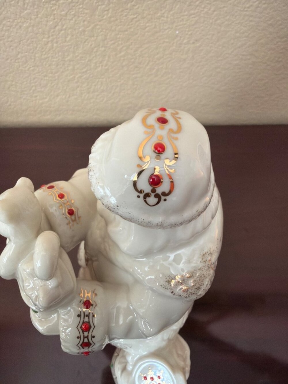 Lenox China Jewels Twas the Night Santa Claus Stocking Porcelain Figurine 8.5" - Picture 8 of 11